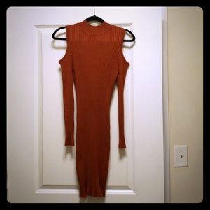 Burnt orange dress